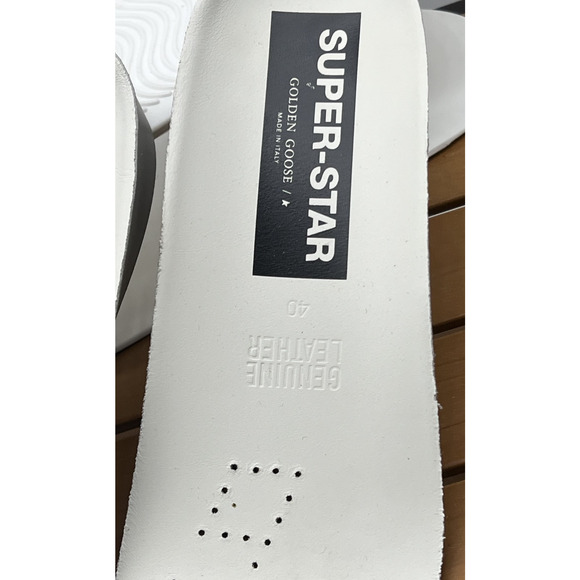 Golden Goose Super-Star Low Top Multi color Limited Edition Size 40 US 10 - Picture 11 of 16